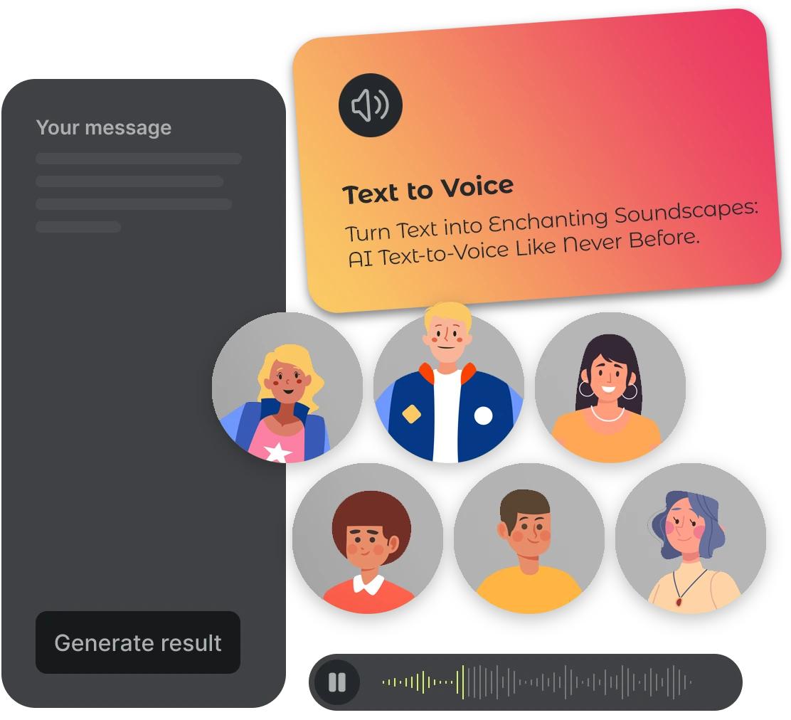 AI text to voice transformer