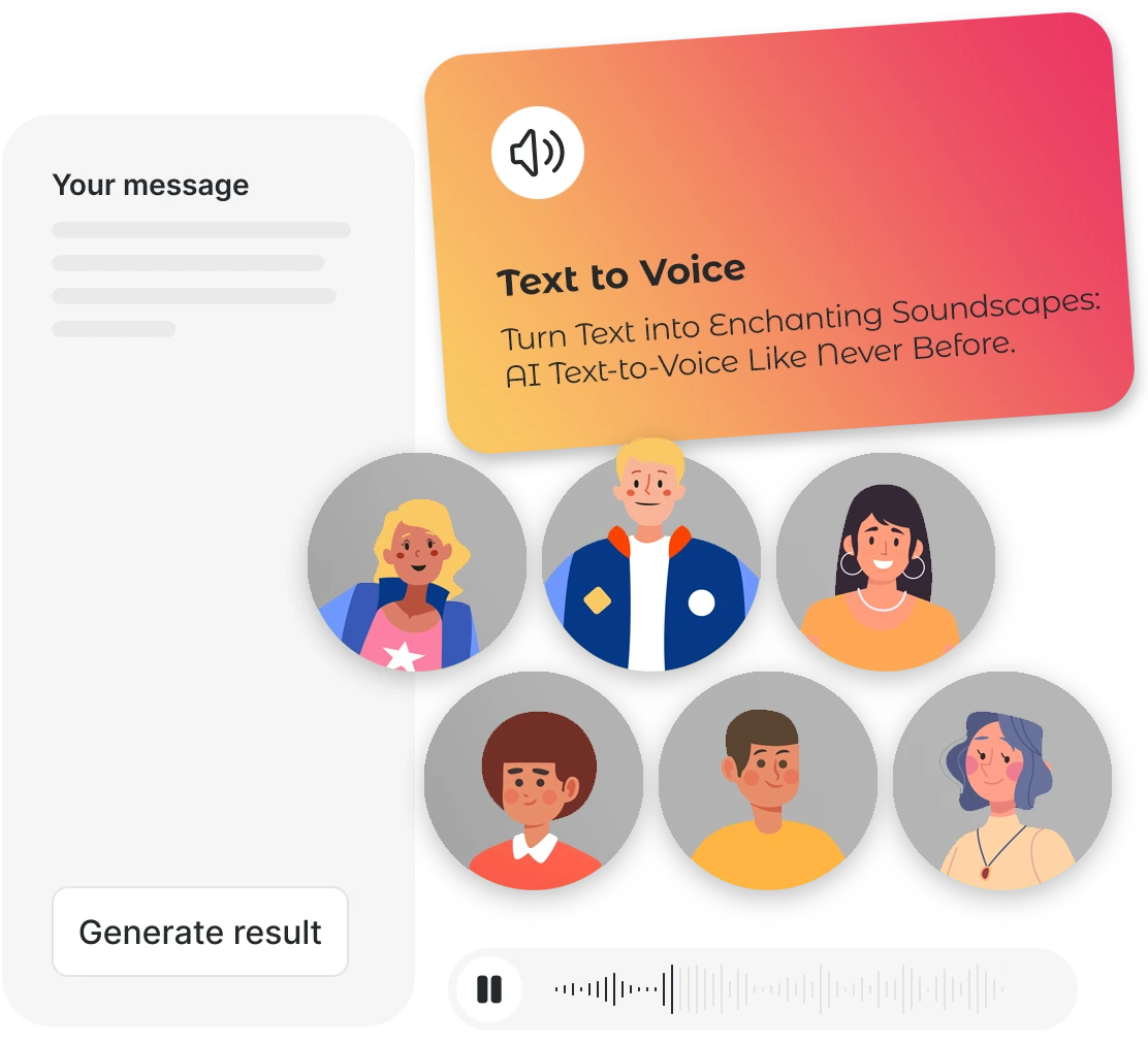 AI text to voice transformer